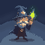 wizard with wand