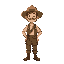 regular farmer guy, 1500's years, the main character