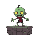 platformer character zombie