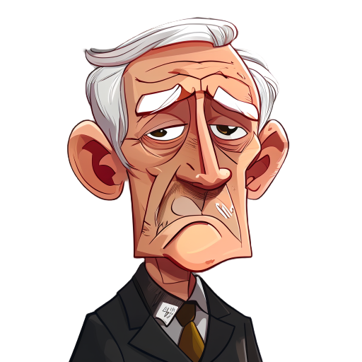 imagem de um humano da cintura para cima, no estilo do papers please, focando os detalhes no rosto, dando uma aparencia de tristesa e pesar alem de marcas de expreçao de alguem mais velho de 50 anos