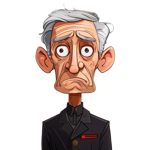 imagem de um humano da cintura para cima, no estilo do papers please, focando os detalhes no rosto, dando uma aparencia de tristesa e pesar alem de marcas de expreçao de alguem mais velho de 50 anos