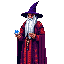 wizard with cape
