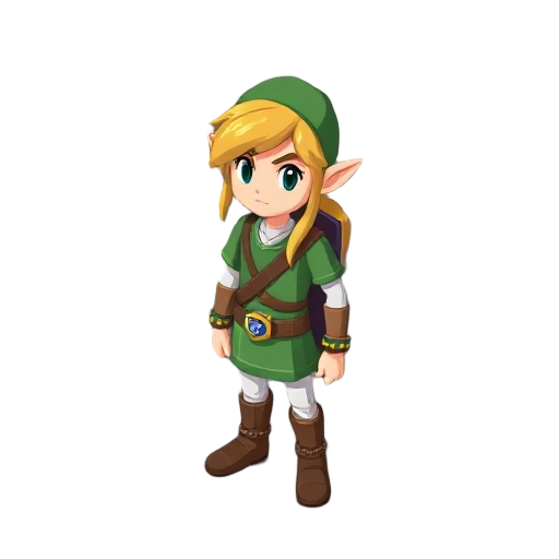 inspired by link from legend of zelda a link to the past