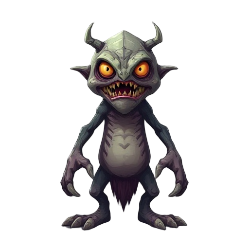 terrifying and disturbing monster