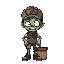 cute zombie shop keeper