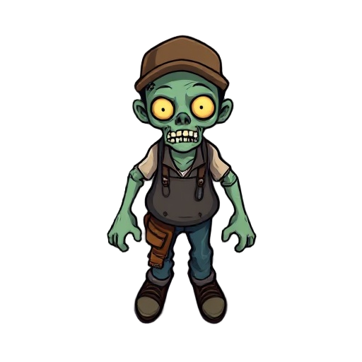 cute zombie shop keeper