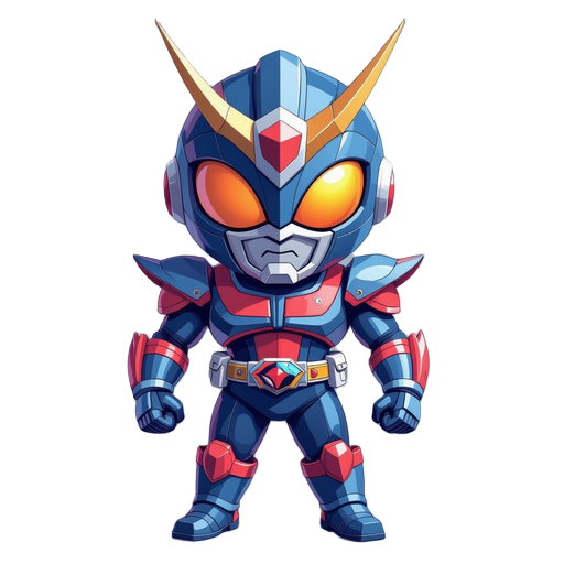 "ultra-realistic full-body fusion of kamen rider and ultraman, with a perfectly balanced helmet design: kamen rider's large compound eyes and pronounced segmented antennae integrated seamlessly into u
