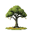 baum mit fall animation
