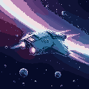 sci-fi background space ship