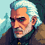 geralt of rivia from witcher
