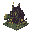 alchemical house tilemap sprite sheet. use dark colors 