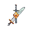 sword with diamond