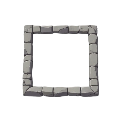 tileset que tenha um frame de pedra, tenha grama terra