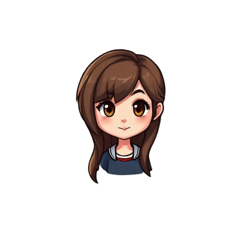 girl with brown hair
