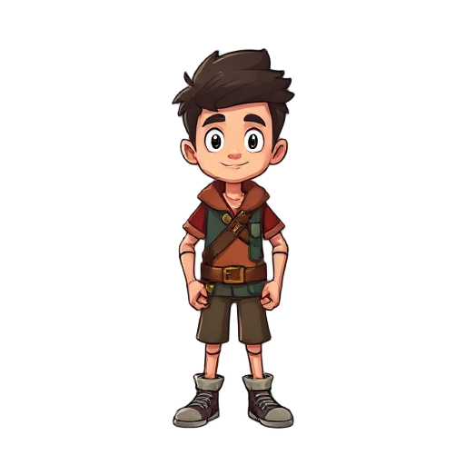 create a charactor sprite for our 2d adventure game