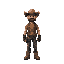post-apocalyptic farmer