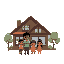 a black family in front of their home
