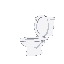white toilet facing to the right