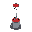 plunger with red
