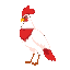 white and red bird specie, standing, mostly red, beautiful bird, majestic