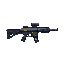 cyberpunk assault rifle