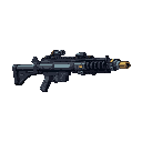 cyberpunk assault rifle