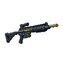 cyberpunk assault rifle