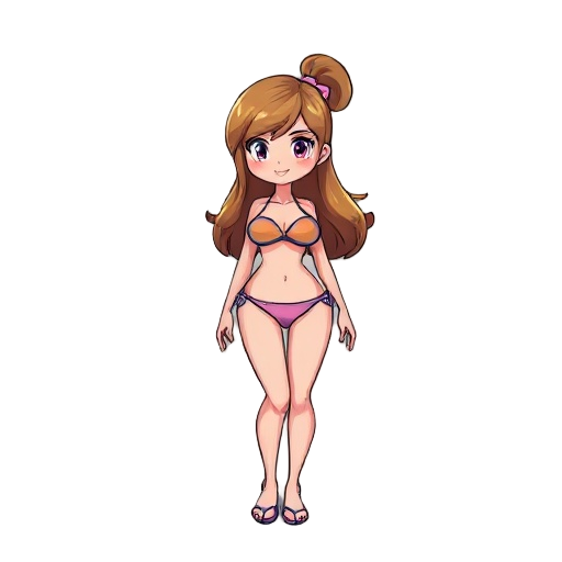 girl with bikini 