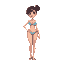girl with bikini 