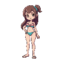 girl with bikini 