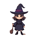 chibi styled witch