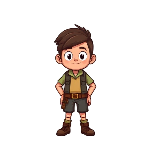stardew valley style. full body character