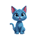 blue cat