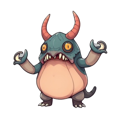 yokai sazae oni — a mythical creature with the body of a giant mollusk. 