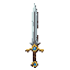 fantasy longsword with ornaments