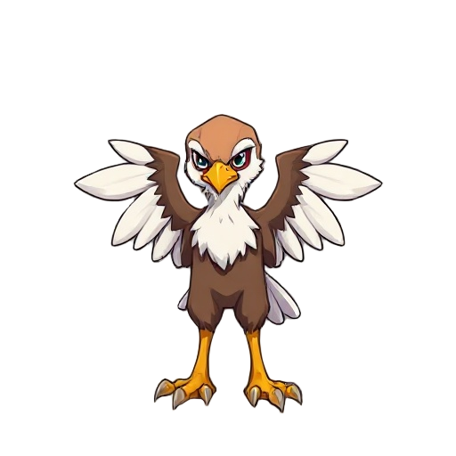 similar to digimon, an eagle.
