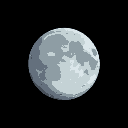 only moon, game mapp, with craters, and shadows
