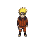 naruto from the anime naruto pixelated 2d