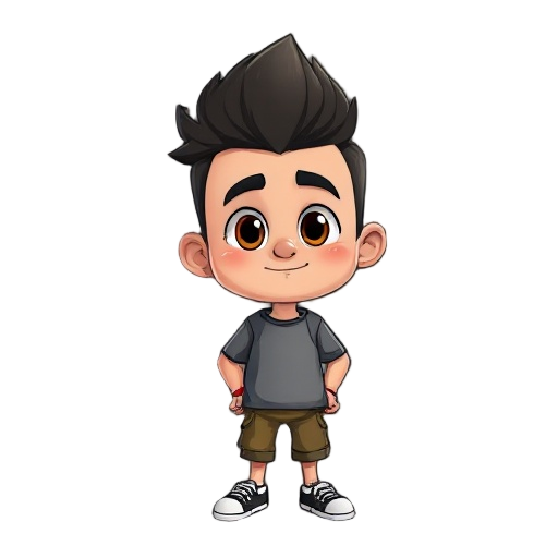 quero q faça um menino de 15 anos gordinho do cabelo cacheado 