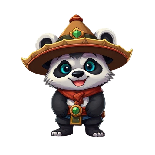 chen panda world of warcraft con sombrero