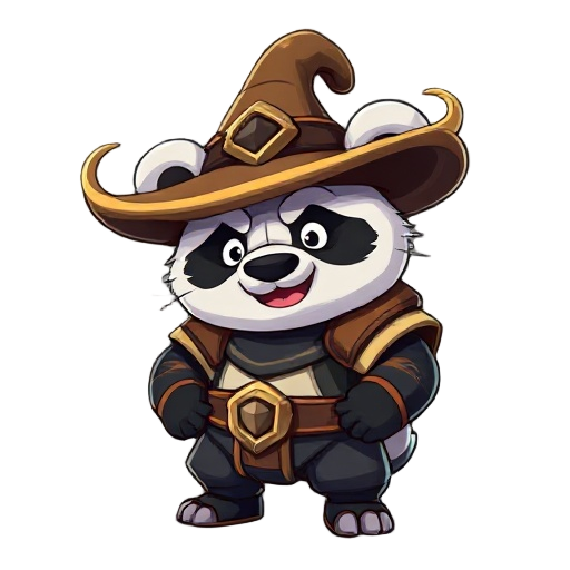 chen panda world of warcraft con sombrero mas gordito