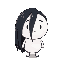  and he is round too and is white with straight black hair