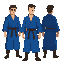 blue robe martial artist