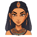 a fair-skinned egyptian woman