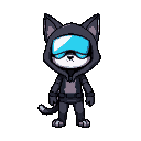 quero um astronalta pixelado no estolo de terraria, quero o visor do capacete azul, quero o capacete estilo gato com meio que entenas