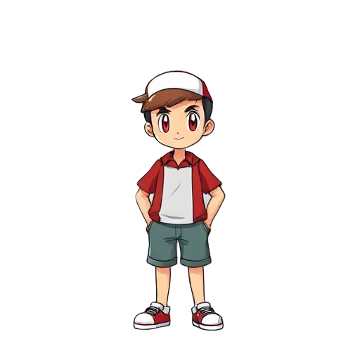 red from pokemon fire red style student