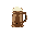 old school beer mug wooden