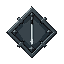 a diamond shaped emblem representing a samurai class with a katana in the middle that looks kinda like final fantasy xiv's job stones
