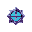 a gem representing a samurai class with a katana in the middle that looks kinda like final fantasy xiv's job stones