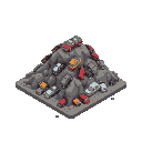 mountain of crashed cars